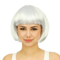 Perruque cabaret blanche - 60592 - Perruques