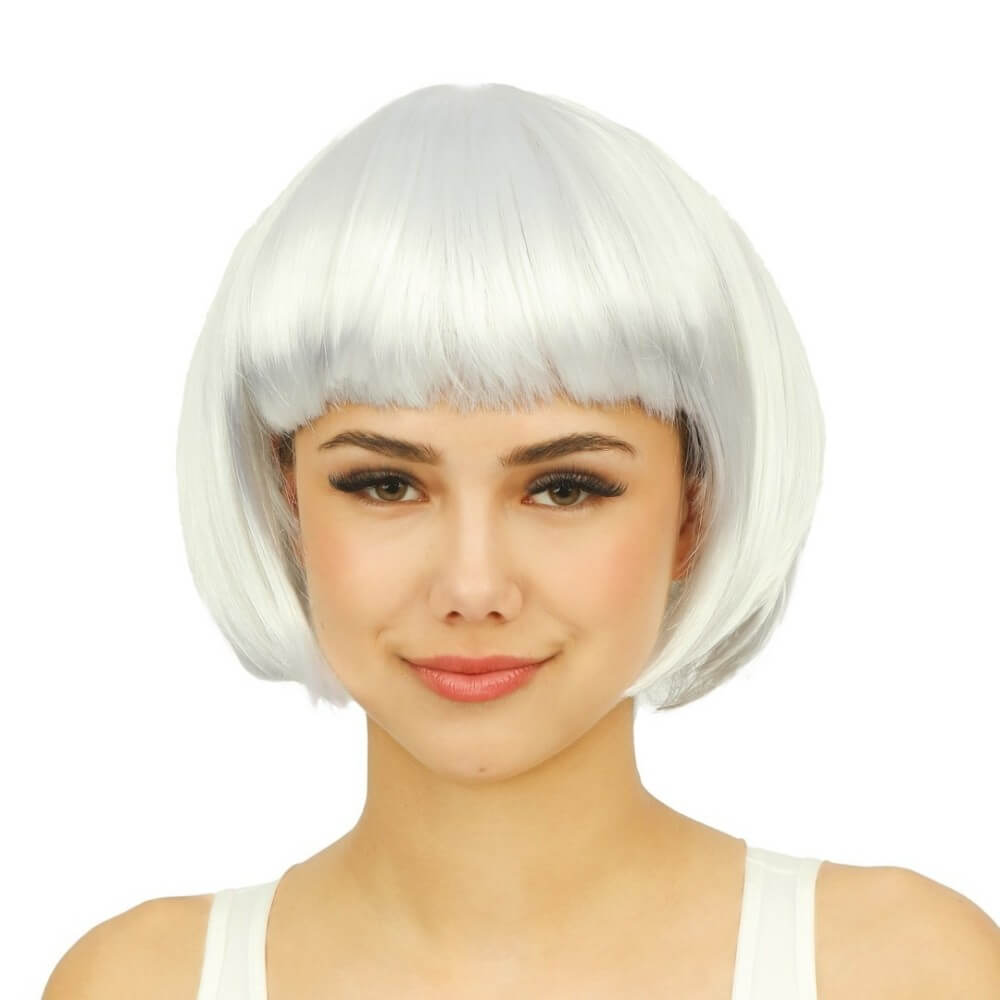 Perruque cabaret blanche - 60592 - Perruques