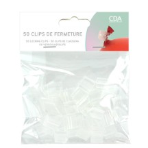 50 Clips Plastique Ballon - 36267 - Accessoires ballons
