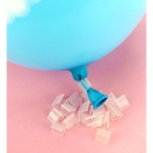 50 Clips Plastique Ballon - 36267 - Accessoires ballons