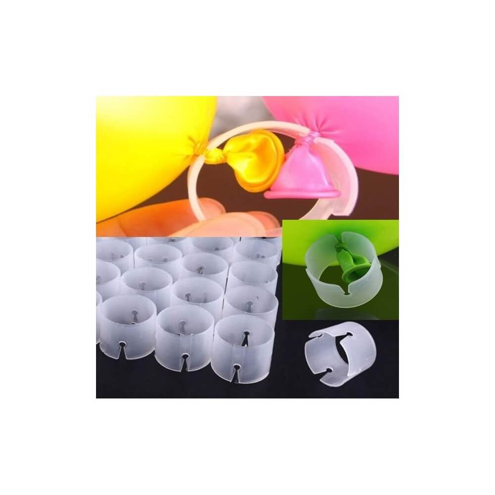 50 Connecteurs 4 Ballons - 36566 - Accessoires ballons