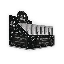 Canon à Confettis Papier 20 cm Argent - 93003 - Canons à confettis