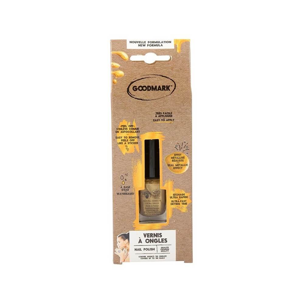 Vernis à Ongles Métallique Or - G02080574 - Maquillage en Tube & Palettes