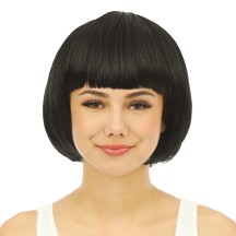 Perruque cabaret noire - 60595 - Perruques