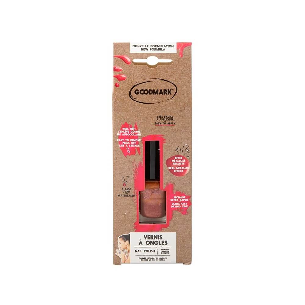 Vernis à Ongles Métallique Rose - G02080577 - Maquillage en Tube & Palettes