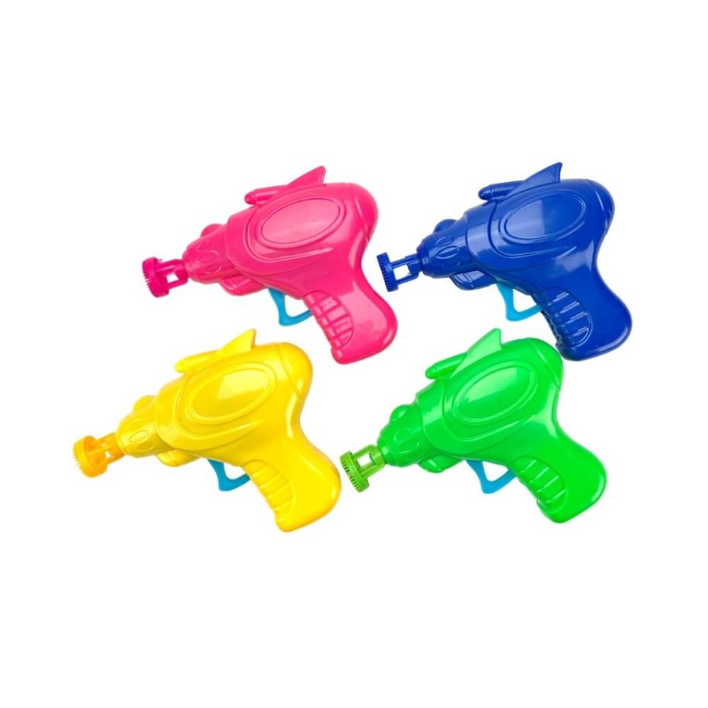 Pistolet à Bulles + Recharge 60 ml – 4 Coloris - 36676 - Bulles de Savon