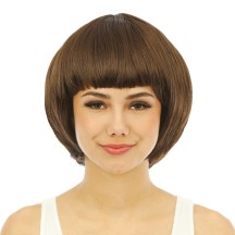 Perruque cabaret brune - 60600 - Perruques