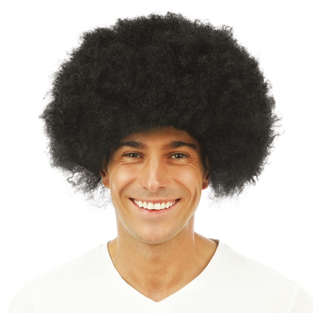 Perruque afro - noir - 64460 - Perruques