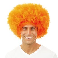 Perruque afro - orange - 64461 - Perruques