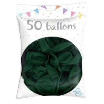 50 Ballons latex vert foncé 30 cm - 36200VF - Ballons latex