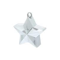 Poids Ballon Étoile Argent - 49401 - Poids de Ballons
