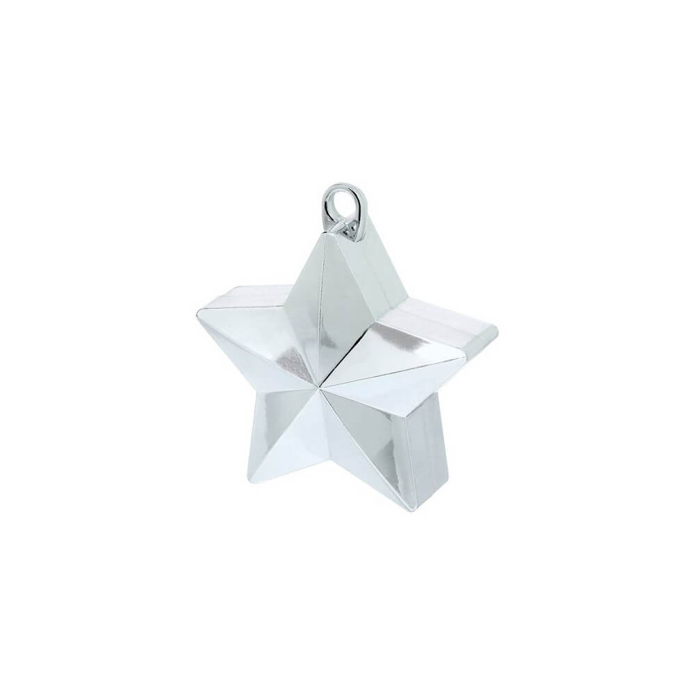 Poids Ballon Étoile Argent - 49401 - Poids de Ballons