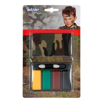 Kit Maquillage Petit Soldat – Bandana, Maquillage & Pinceau - B45046 - Kits Maquillage