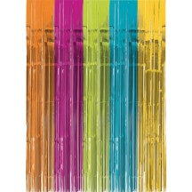 Rideau foil 5 COULEURS 200 X 100 CM - 36781 - Rideaux