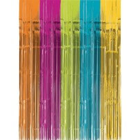 Rideau foil 5 COULEURS 200 X 100 CM - 36781 - Rideaux