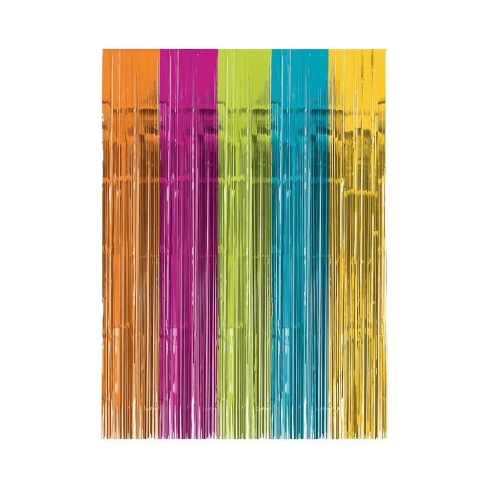 Rideau foil 5 COULEURS 200 X 100 CM - 36781 - Rideaux