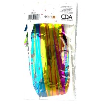 Rideau foil multicolore disco 200 x 100 cm - 36794 - Rideaux