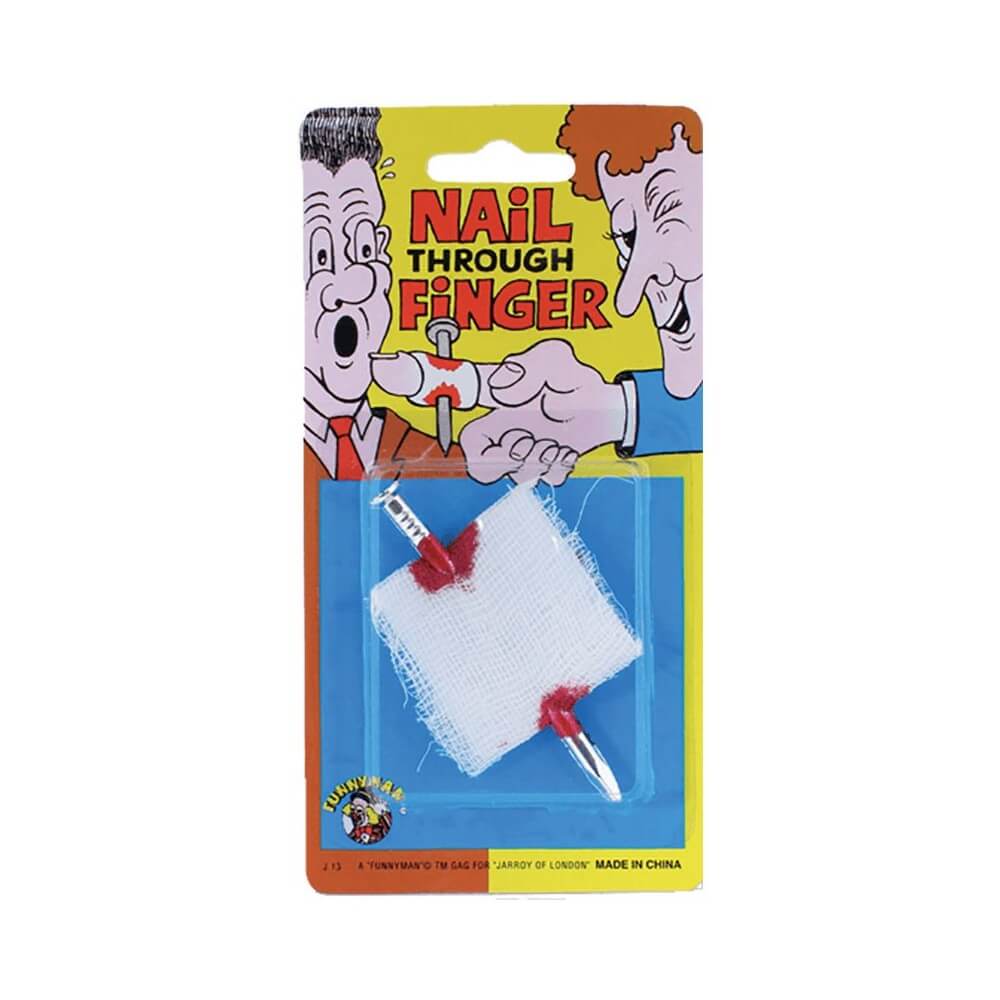 Pansement avec Clou Traversant – Accessoire Halloween - 29013 - Farces & Attrapes