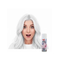 Laque à cheveux 125ml Blanc – Coloration temporaire - 30106 - Laques à Cheveux Colorées