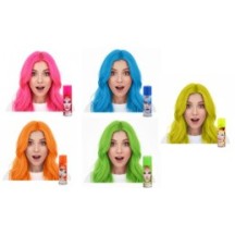 Laque à cheveux 125ml Orange Fluo – Coloration temporaire - 30103 - Laques à Cheveux Colorées