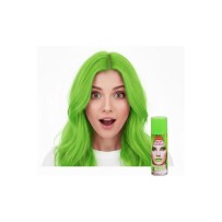 Laque à cheveux 125ml Vert Fluo – Coloration temporaire - 30105 - Laques à Cheveux Colorées