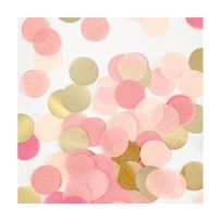 Sachet de 15 grs de confetti diam. 2.5cm papier de soie Assortiment D - 22606D - Confettis & Perles de Table