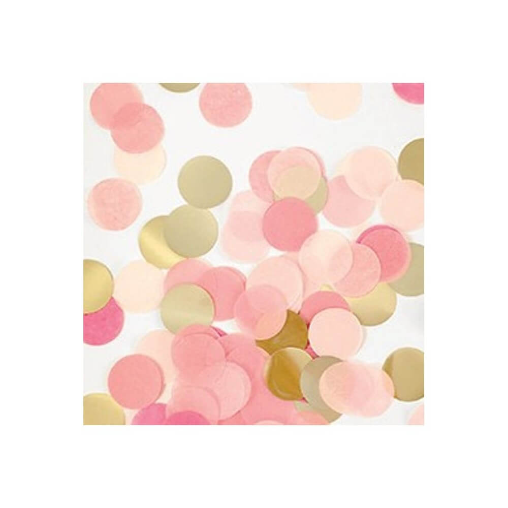 Sachet de 15 grs de confetti diam. 2.5cm papier de soie Assortiment D - 22606D - Confettis & Perles de Table