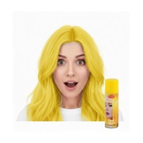 Laque à cheveux 125ml Jaune – Coloration temporaire - 30114 - Laques à Cheveux Colorées