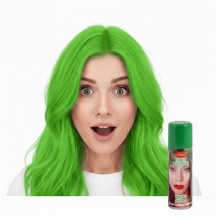 Laque à cheveux 125ml Vert – Coloration temporaire - 30116 - Laques à Cheveux Colorées