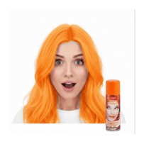 Laque à cheveux 125ml Orange – Coloration temporaire - 30118 - Laques à Cheveux Colorées