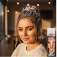 Laque à cheveux paillettes 125ml Multicolore – Spray scintillant - 30202 - Laques à Cheveux Colorées