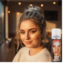 Laque à cheveux paillettes 125ml Argent – Spray scintillant - 30201 - Laques à Cheveux Colorées