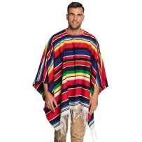 Poncho Rodrigo 140 x 155 cm – Déguisement Mexicain - B54420 - Costumes adulte