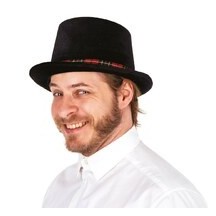 Chapeau Bonhomme de Neige Noir – Ruban Aléatoire - 22372 - Chapeaux