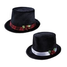 Chapeau Bonhomme de Neige Noir – Ruban Aléatoire - 22372 - Chapeaux