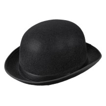 Chapeau Melon Feutre Noir – Classique Élégant - B04002 - Chapeaux