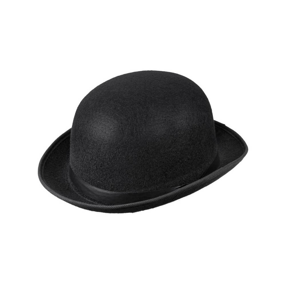 Chapeau Melon Feutre Noir – Classique Élégant - B04002 - Chapeaux