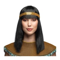 Perruque Cléopâtre avec Bandeau – Style Égyptienne - B85798 - Perruques