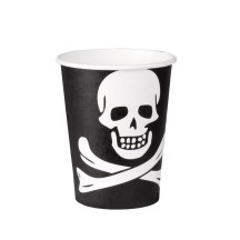 10 Gobelets Papier Pirates 21cl - B74268 - Gobelets en carton