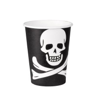 10 Gobelets Papier Pirates 21cl - B74268 - Gobelets en carton