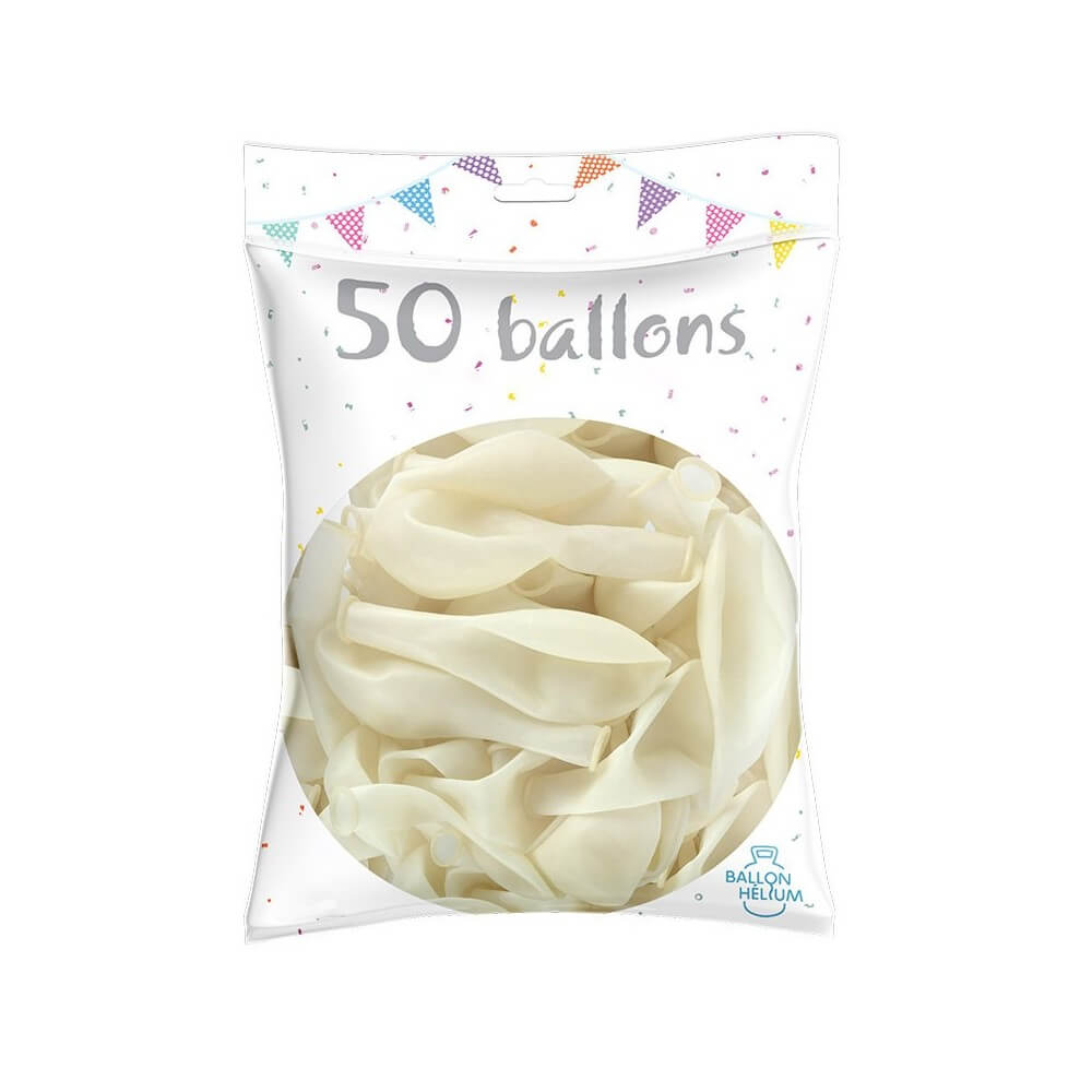 50 Ballons Latex Transparente 30 cm - 36200TR - Ballons latex