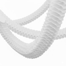 Lot 3 Guirlandes Boa 2 m Blanc – Décoration Chic - 03101BL - Guirlandes en Papier