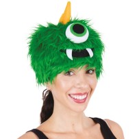 Chapeau Monstre Velu Vert Clair Adulte - 22945 - Chapeaux