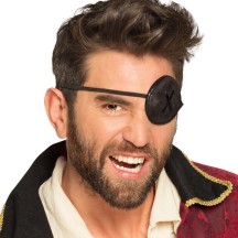 Cache-Œil de Pirate de Luxe – Accessoire Déguisement - B74124 - Masques