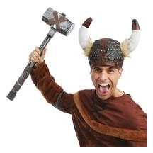 Casque Viking Effet Cuir Adulte - 23286 - Chapeaux