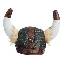 Casque Viking Effet Cuir Adulte - 23286 - Chapeaux