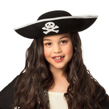Chapeau Pirate Feutre Enfant - B81909 - Chapeaux