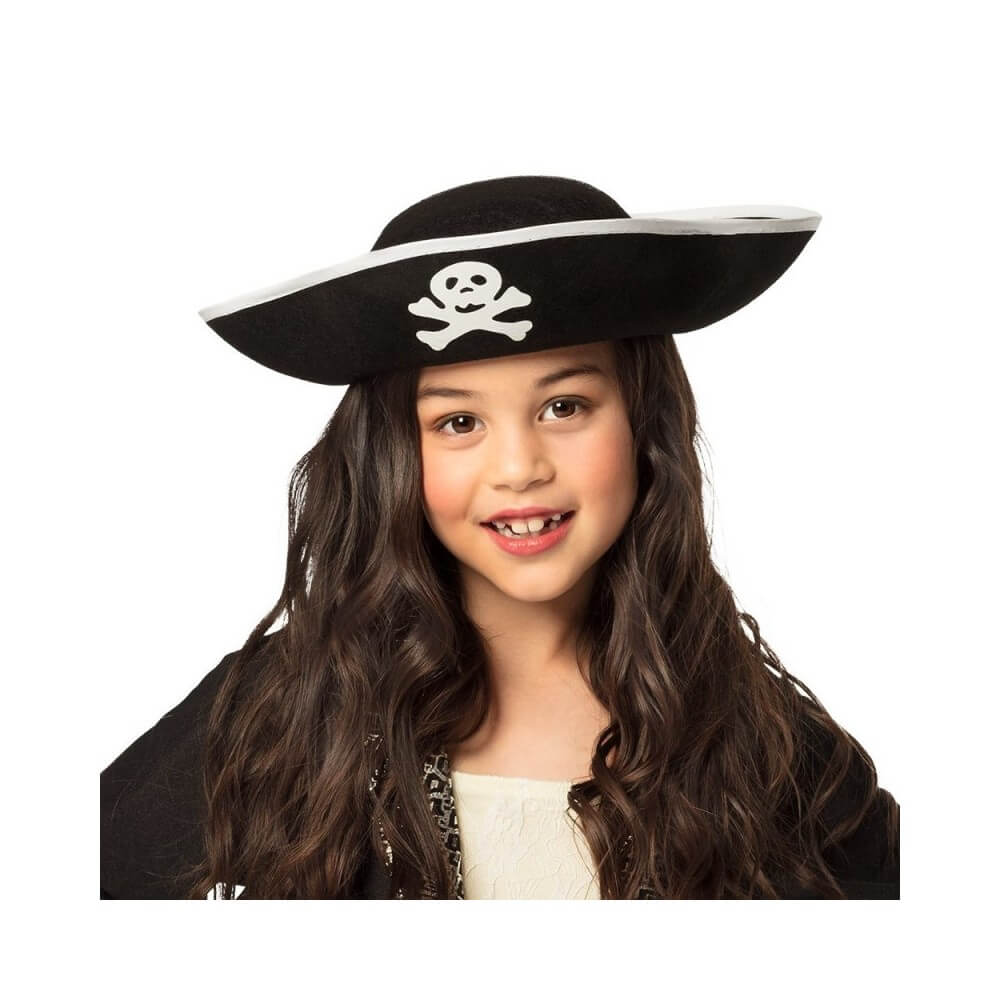 Chapeau Pirate Feutre Enfant - B81909 - Chapeaux