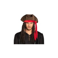 Chapeau Pirate Dirty Jack avec Cheveux - B81938 - Chapeaux