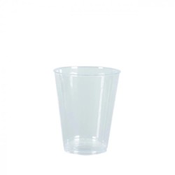 Verrine Ronde Réutilisable Transparente 6 cL – Plastique Rigide – Lot de 50 - 53V014 - Verrines & contenants apéritifs